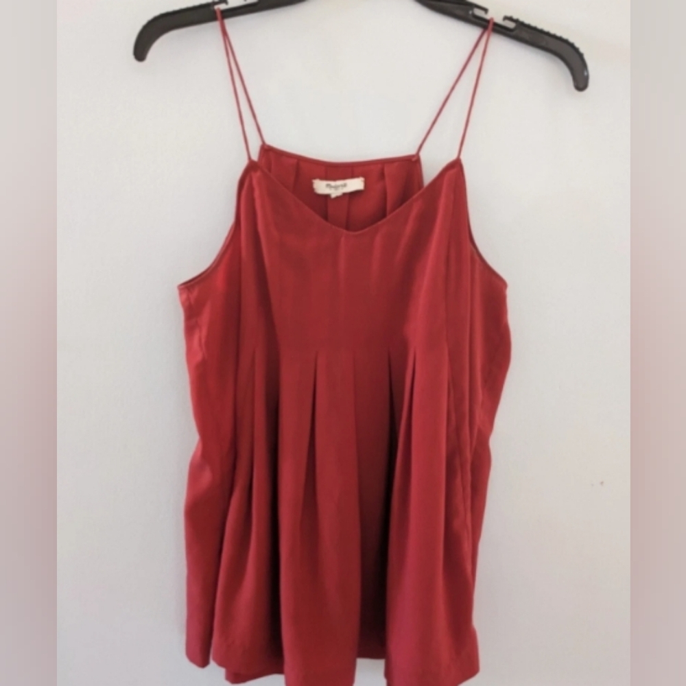 Madewell Red Camisole Top